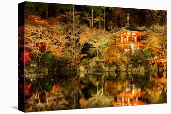Panorama Daigoji Temple Shingon Buddhist Temple at Night in Daigo Kyoto Japan-vichie81-Premier Image Canvas