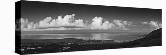 Panorama of cumulous clouds over Kealakekua Bay, Hawaii Island, USA-Panoramic Images-Premier Image Canvas