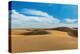 Panorama of Dunes Landscape with Dramatic Clouds in Thar Desert. Sam Sand Dunes, Rajasthan, India-f9photos-Premier Image Canvas