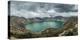 Panorama of Quilotoa, a water-filled caldera and the most western volcano in the Ecuadorian Andes, -Alexandre Rotenberg-Premier Image Canvas