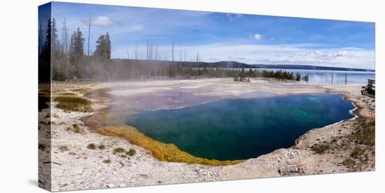 Panorama, USA, Yellowstone National Park, Black Pool-Catharina Lux-Premier Image Canvas