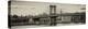 Panoramic Landscape - Manhattan Bridge with the Empire State Building from Brooklyn-Philippe Hugonnard-Premier Image Canvas