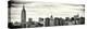 Panoramic Landscape View Manhattan with the Empire State Building and Chrysler Building - NYC-Philippe Hugonnard-Premier Image Canvas