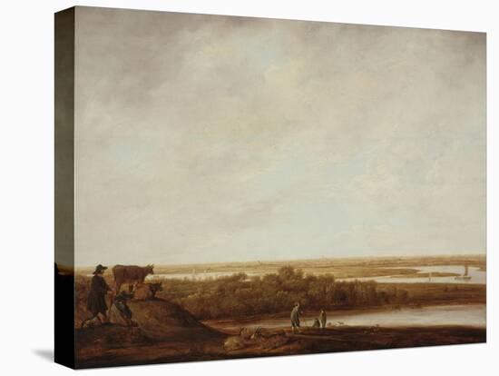 Panoramic Landscape with Shepherds, 1640-45-Aelbert Cuyp-Premier Image Canvas