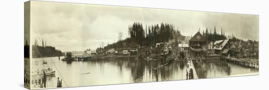 Panoramic Photo of Gig Harbor, WA (January 16, 1927)-Marvin Boland-Premier Image Canvas