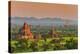 Panoramic View at Sunset over the Ancient Temples and Pagodas, Bagan, Myanmar or Burma-Stefano Politi Markovina-Premier Image Canvas