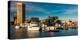 Panoramic view of Baltimore Inner Harbour, Maryland-null-Premier Image Canvas