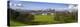 Panoramic View of Canary Wharf, the Millennium Dome, and City of London-Charlie Harding-Premier Image Canvas