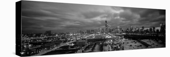 Panoramic view of Chicago, Illinois, USA-Panoramic Images-Premier Image Canvas