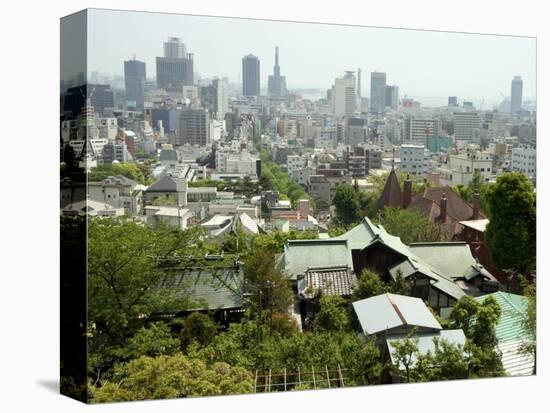 Panoramic View of City Centre, Kobe City, Kansai, Honshu Island, Japan-Christian Kober-Premier Image Canvas