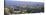Panoramic view of Florence across Arno River-Lee Frost-Stretched Canvas