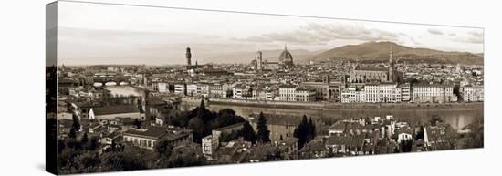 Panoramic View Of Florence-Vadim Ratsenskiy-Stretched Canvas