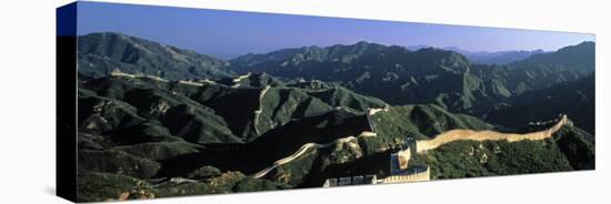 Panoramic View of Great Wall of China, Badaling, China-James Montgomery Flagg-Premier Image Canvas