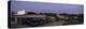 Panoramic View of Iowa State Capitol in Des Moines Iowa at Dusk-null-Stretched Canvas