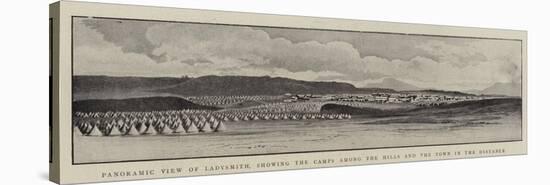 Panoramic View of Ladysmith, Showing the Camps Among the Hills and the Town in the Distance-null-Premier Image Canvas