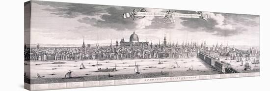 Panoramic View of London, 1710-Benjamin Smith-Premier Image Canvas