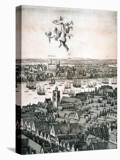 Panoramic View of London, C1670-Wenceslaus Hollar-Premier Image Canvas