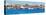 Panoramic view of Portland Harbor boats with south Portland skyline, Portland, Maine-null-Premier Image Canvas