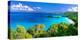 Panoramic View of Trunk Bay, St. John, USVI-George Oze-Premier Image Canvas