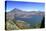 Panoramic View over the Lake Inside the Crater of Rinjani, Lombok, Indonesia-Mark Taylor-Premier Image Canvas