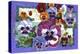 Pansy Mania-David Galchutt-Premier Image Canvas