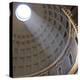 Pantheon, Rome. Shaft of Sunlight Through Oculus in Dome-Mike Burton-Premier Image Canvas