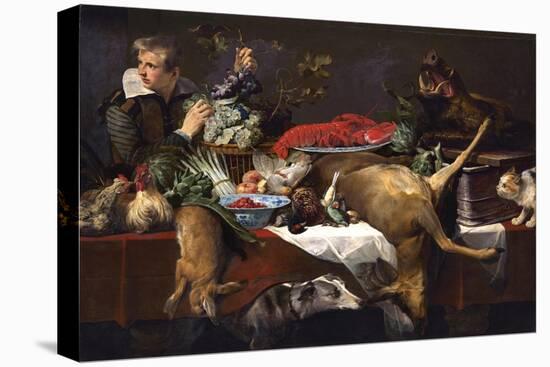 Pantry Scene with Servant-Frans Snyders-Premier Image Canvas