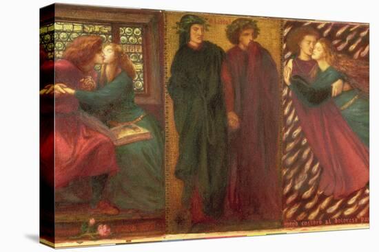 Paolo and Francesca, 1862-Dante Gabriel Rossetti-Premier Image Canvas