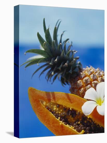 Papaya and Pineapple-Vladimir Shulevsky-Premier Image Canvas