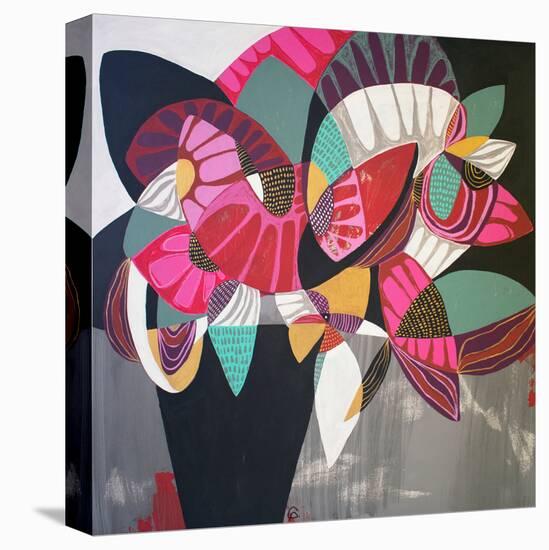 Paper Flowers-Gabriela Avila-Stretched Canvas
