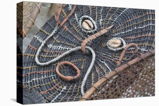 Papua New Guinea, Murik Lakes, Karau Village. Traditional Woven Mask-Cindy Miller Hopkins-Premier Image Canvas