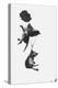 Parachuting Kittens-null-Premier Image Canvas