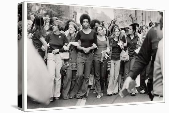 Parade Down Fifth Avenue on the 50th Anniversary of the Passage of the 19th Amendment-John Olson-Premier Image Canvas