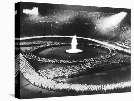 Parade in the Olympic Stadium During the 1936 Berlin Olympics in Germany-Robert Hunt-Premier Image Canvas