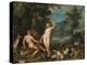 Paradise Landscape with Eve Tempting Adam-Jan Brueghel the Younger-Premier Image Canvas