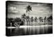 Paradisiacal Beach overlooking Downtown Miami - Florida-Philippe Hugonnard-Premier Image Canvas