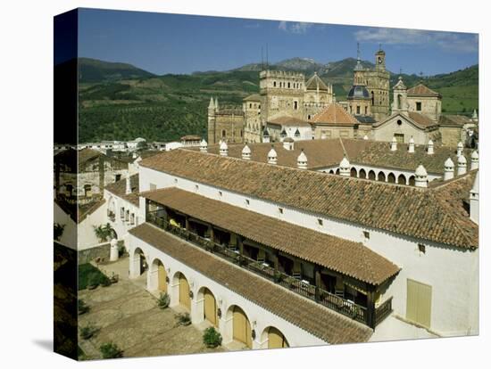 Parador and Monastery, Guadalupe, Caceres, Extremadura, Spain-Michael Busselle-Premier Image Canvas