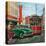 "Parallel Parking", April 1, 1950-Thornton Utz-Premier Image Canvas