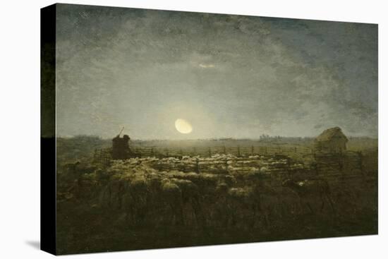 Parc ?outons, clair de lune-Jean-Fran?ois Millet-Premier Image Canvas