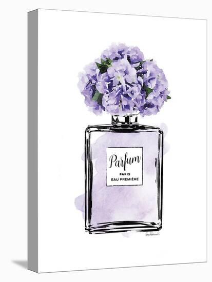 Parfume Purple with Hydrangea-Amanda Greenwood-Stretched Canvas