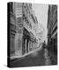 Paris, 1865 - Rue des Bourdonnais de la rue de Rivoli-Charles Marville-Stretched Canvas