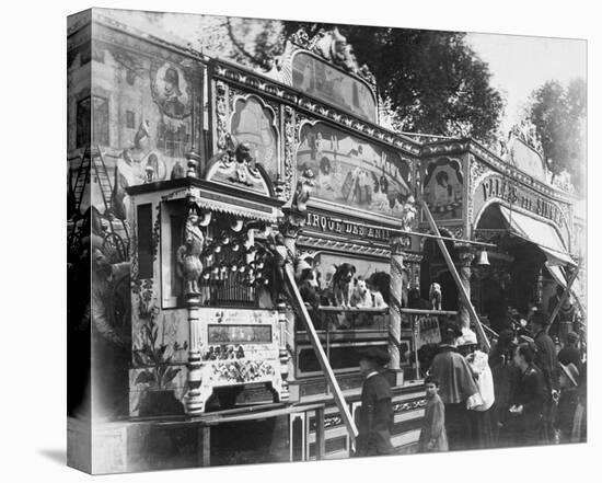 Paris, 1898 - Animal Circus, Fete des Invalides-Eugene Atget-Stretched Canvas