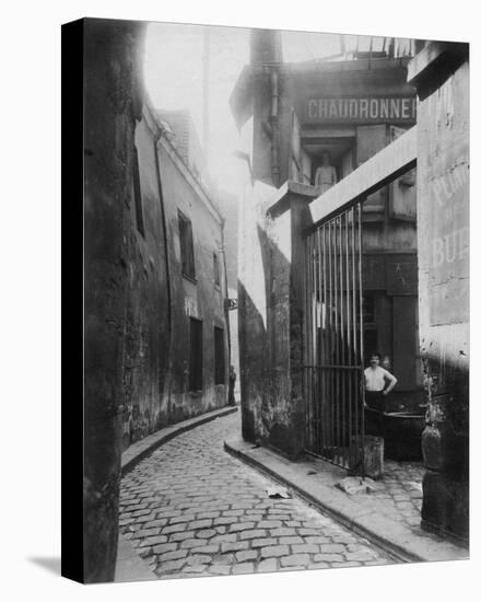 Paris, 1911 - Metalworker's Shop, passage de la Reunion-Eugene Atget-Stretched Canvas