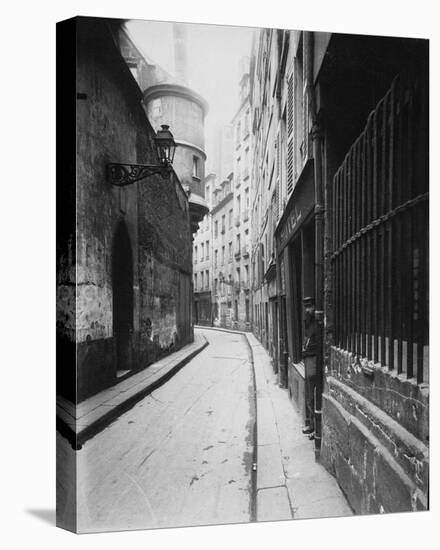 Paris, 1921 - Rue de l'Hotel de Ville-Eugene Atget-Stretched Canvas