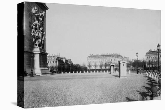 Paris, about 1877 - Place de l'Etoile-Charles Marville-Stretched Canvas