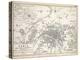 Paris and it's Environs, to Illustrate the Battle of Paris, 30th March, 1814, Published C.1830s-Alexander Keith Johnston-Premier Image Canvas