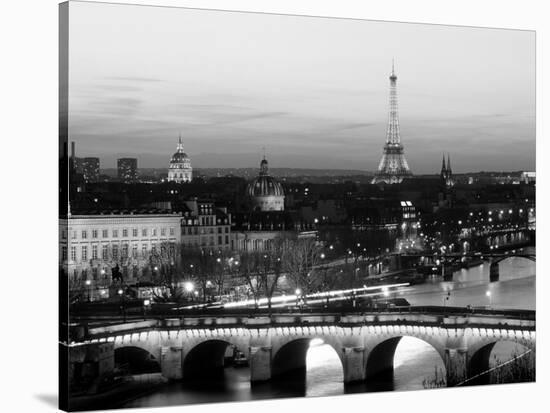 Paris at Night-Arnaud Chicurel-Stretched Canvas