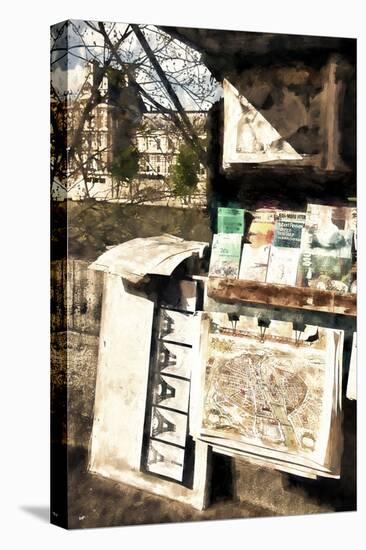 Paris Booksellers-Philippe Hugonnard-Premier Image Canvas