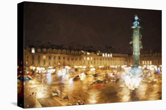 Paris by Night - In the Style of Oil Painting-Philippe Hugonnard-Premier Image Canvas