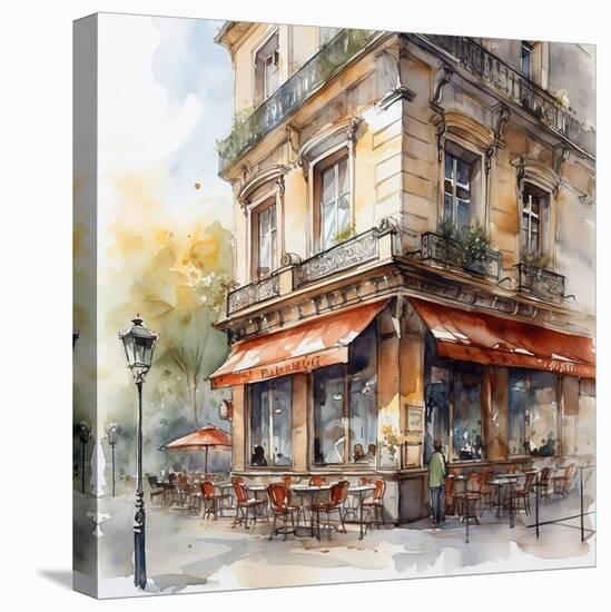 Paris Cafe 11-LSR Design Studio-Stretched Canvas